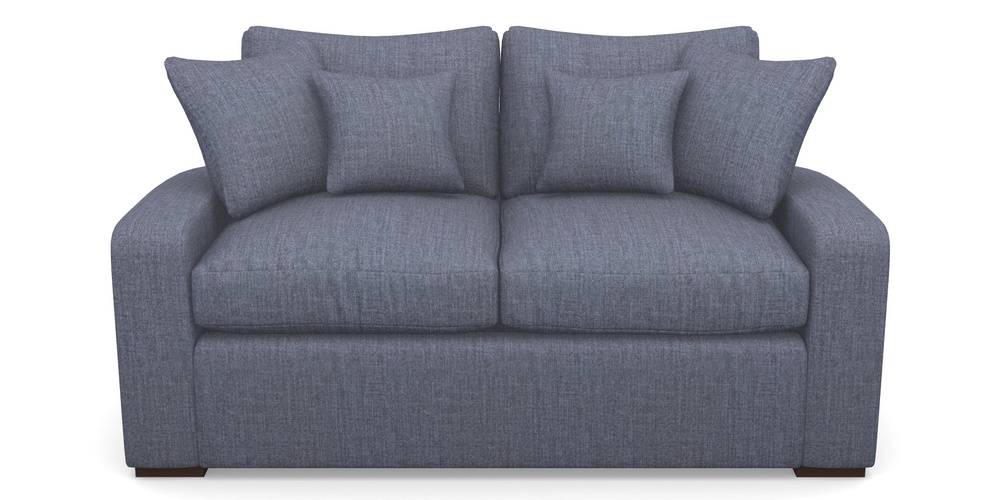 Product photograph of Stockbridge Sofa Bed 2 Seater Sofa Bed In House Plain - Denim from Sofas and Stuff Limited