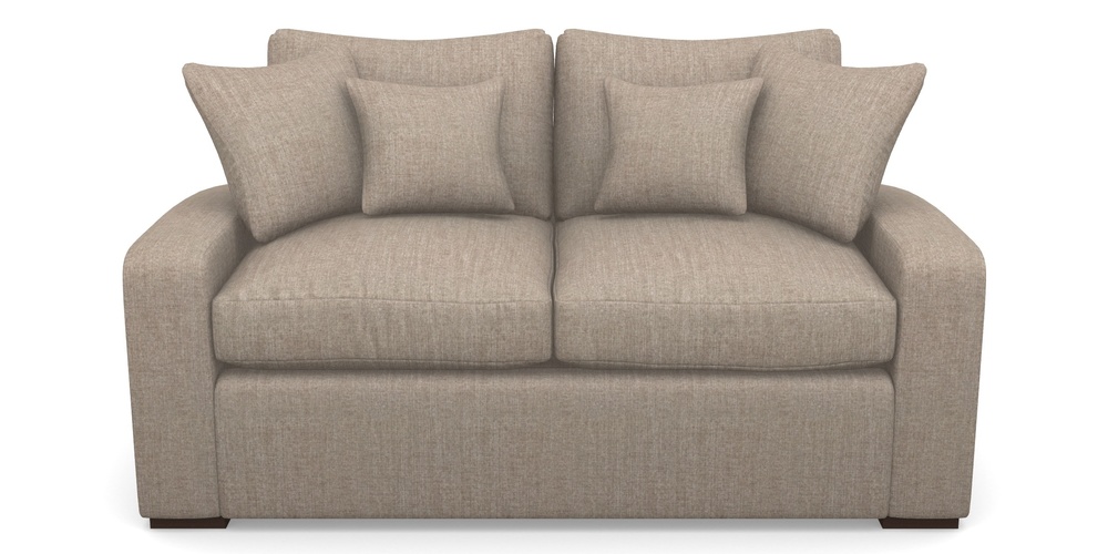 Product photograph of Stockbridge Sofa Bed 2 Seater Sofa Bed In House Plain - Nutmeg from Sofas and Stuff Limited
