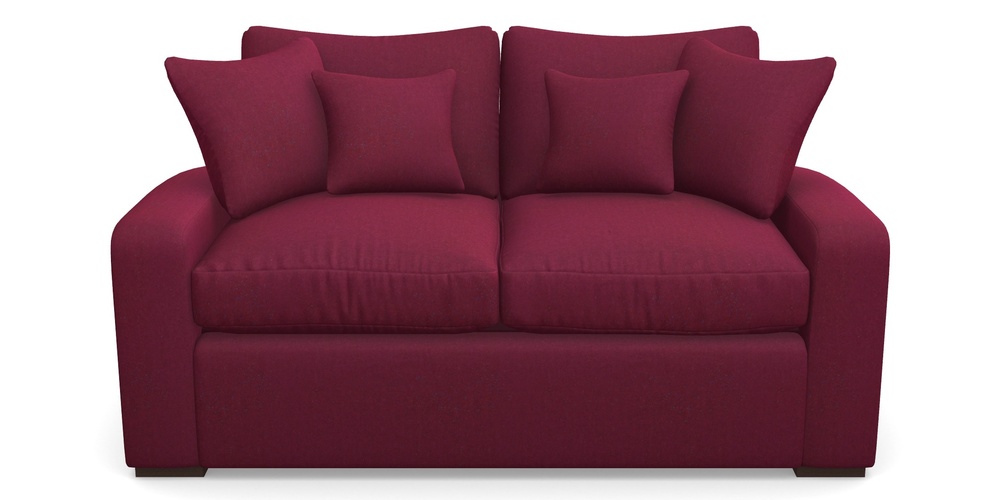 Product photograph of Stockbridge Sofa Bed 2 Seater Sofa Bed In House Velvet - Claret from Sofas and Stuff Limited