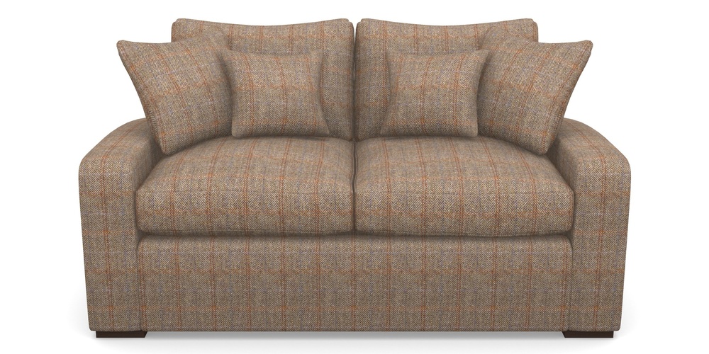 Product photograph of Stockbridge Sofa Bed 2 Seater Sofa Bed In Harris Tweed House - Harris Tweed House Bracken Herringbone from Sofas and Stuff Limited