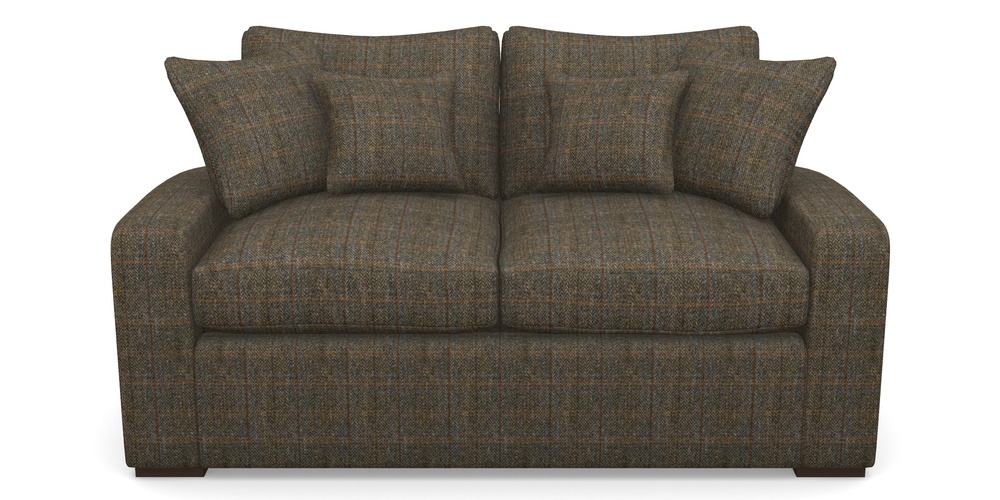 Product photograph of Stockbridge Sofa Bed 2 Seater Sofa Bed In Harris Tweed House - Harris Tweed House Blue from Sofas and Stuff Limited