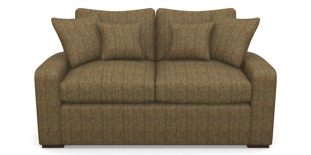 Product photograph of Stockbridge Sofa Bed 2 Seater Sofa Bed In Harris Tweed House - Harris Tweed House Green from Sofas and Stuff Limited