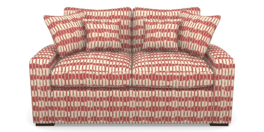 Product photograph of Stockbridge Sofa Bed 2 Seater Sofa Bed In V A Brompton Collection - Ikat - Chilli from Sofas and Stuff Limited