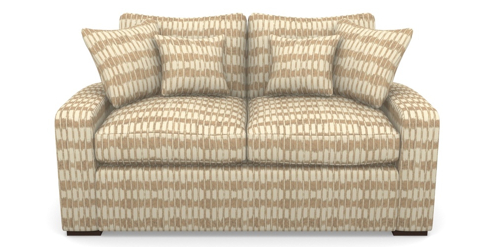 Product photograph of Stockbridge Sofa Bed 2 Seater Sofa Bed In V A Brompton Collection - Ikat - Assam Tea from Sofas and Stuff Limited