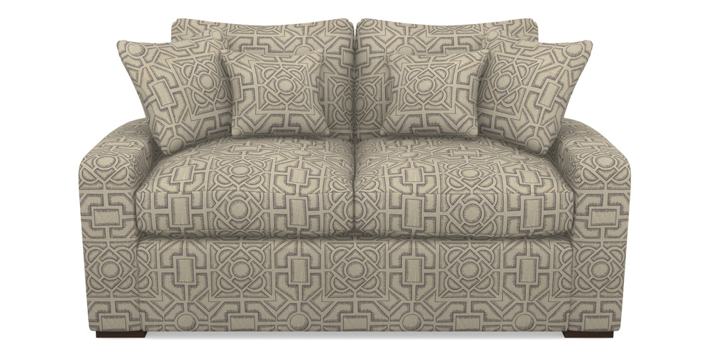 Product photograph of Stockbridge Sofa Bed 2 Seater Sofa Bed In Rhs Collection - Large Knot Garden Linen - Grey from Sofas and Stuff Limited