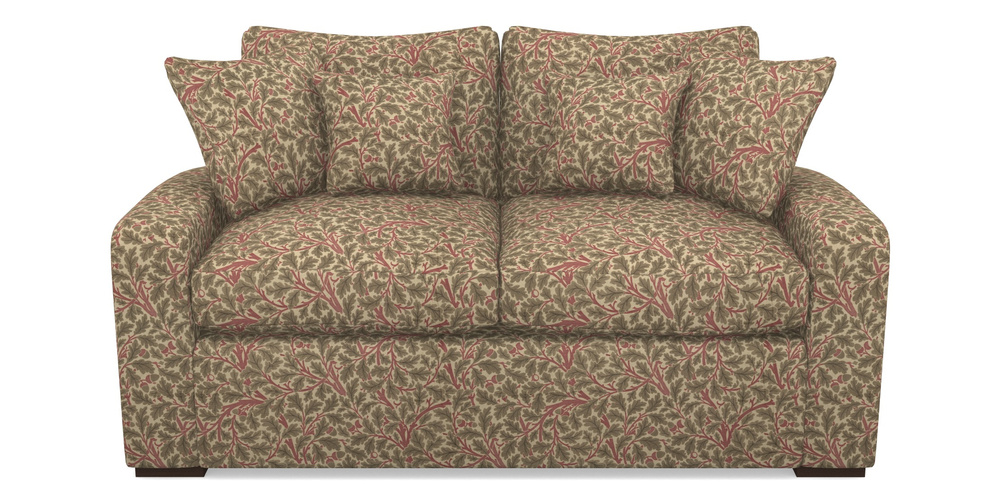 Product photograph of Stockbridge Sofa Bed 2 Seater Sofa Bed In V A Drawn From Nature Collection - Oak Tree - Red from Sofas and Stuff Limited