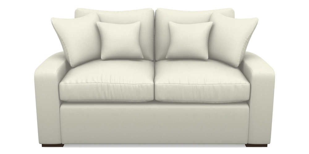 Product photograph of Stockbridge Sofa Bed 2 Seater Sofa Bed In Plain Linen Cotton - Meringue from Sofas and Stuff Limited