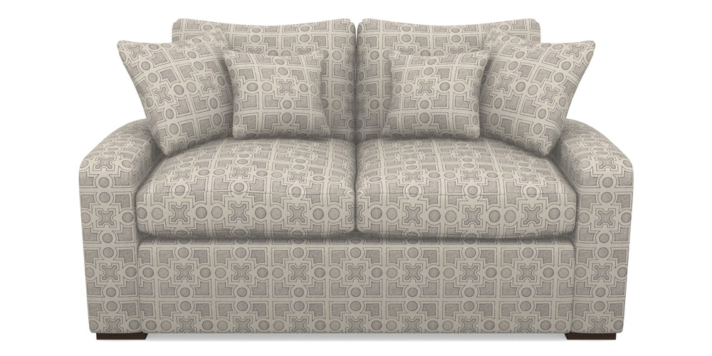 Product photograph of Stockbridge Sofa Bed 2 Seater Sofa Bed In Rhs Collection - Small Knot Garden Cotton Weave - Grey from Sofas and Stuff Limited