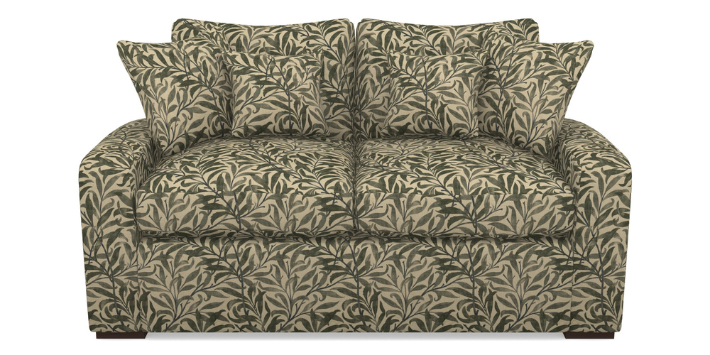 Product photograph of Stockbridge Sofa Bed 2 Seater Sofa Bed In V A Drawn From Nature - Willow Bough Large - Dark Green from Sofas and Stuff Limited