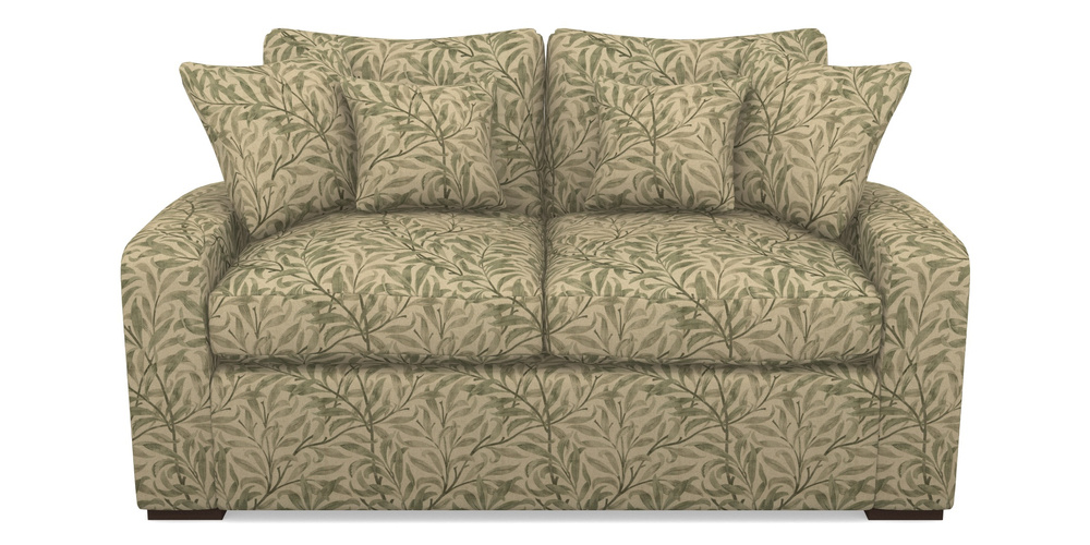 Product photograph of Stockbridge Sofa Bed 2 Seater Sofa Bed In V A Drawn From Nature - Willow Bough Large - Light Green from Sofas and Stuff Limited