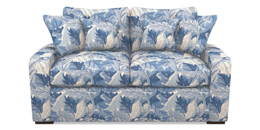 Product photograph of Stockbridge Sofa Bed 2 Seater Sofa Bed In William Morris Collection - Acanthus - Woad from Sofas and Stuff Limited