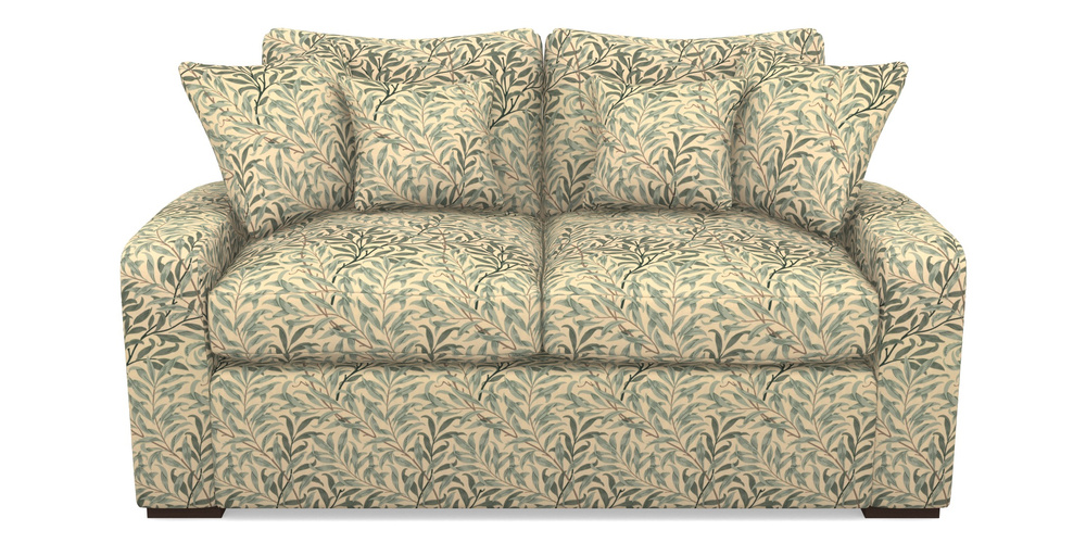 Product photograph of Stockbridge Sofa Bed 2 Seater Sofa Bed In William Morris Collection - Willow Boughs - Cream Pale Green from Sofas and Stuff Limited