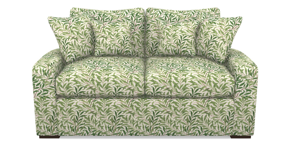 Product photograph of Stockbridge Sofa Bed 2 Seater Sofa Bed In William Morris Collection - Willow Boughs - Leaf Green from Sofas and Stuff Limited