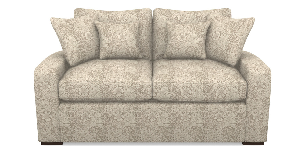 Product photograph of Stockbridge Sofa Bed 2 Seater Sofa Bed In William Morris Collection - Marigold - Linen Ivory from Sofas and Stuff Limited