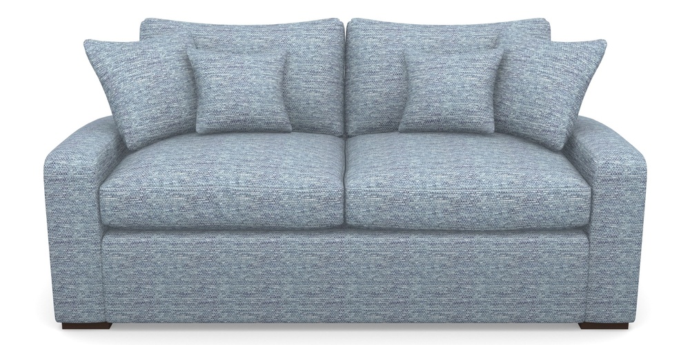 Product photograph of Stockbridge Sofa Bed 3 Seater Sofa Bed In Aqua Clean Oban - Denim from Sofas and Stuff Limited