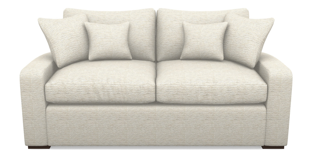 Product photograph of Stockbridge Sofa Bed 3 Seater Sofa Bed In Aqua Clean Oban - Pearl from Sofas and Stuff Limited