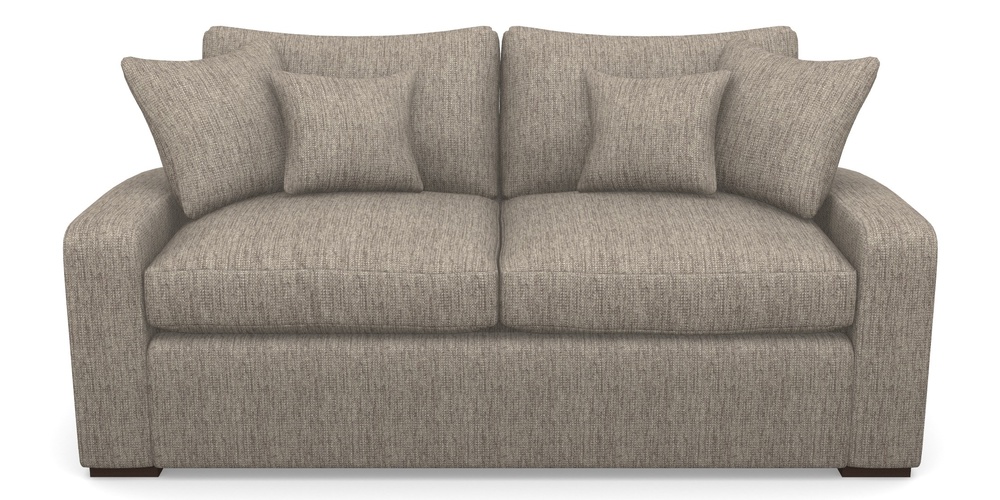 Product photograph of Stockbridge Sofa Bed 3 Seater Sofa Bed In Aqua Clean Tenby - Chestnut from Sofas and Stuff Limited