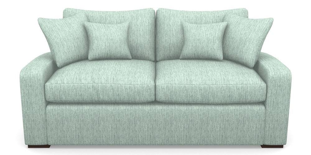 Product photograph of Stockbridge Sofa Bed 3 Seater Sofa Bed In Aqua Clean Tenby - Duck Egg from Sofas and Stuff Limited