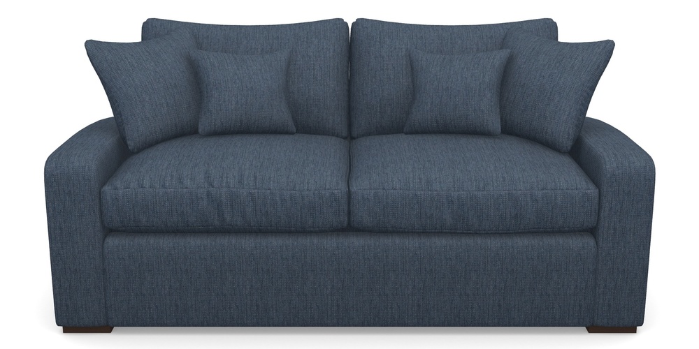 Product photograph of Stockbridge Sofa Bed 3 Seater Sofa Bed In Aqua Clean Tenby - Navy from Sofas and Stuff Limited