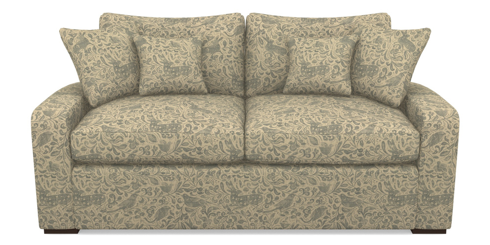 Product photograph of Stockbridge Sofa Bed 3 Seater Sofa Bed In V A Drawn From Nature - Bird And Rabbit - Duck Egg from Sofas and Stuff Limited