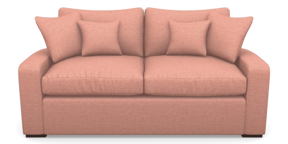 Product photograph of Stockbridge Sofa Bed 3 Seater Sofa Bed In Basket Weave - Peony from Sofas and Stuff Limited