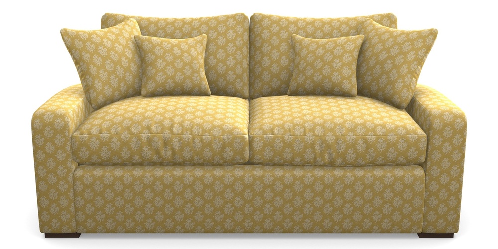 Product photograph of Stockbridge Sofa Bed 3 Seater Sofa Bed In Cloth 21 - Coral 1 - Canary from Sofas and Stuff Limited