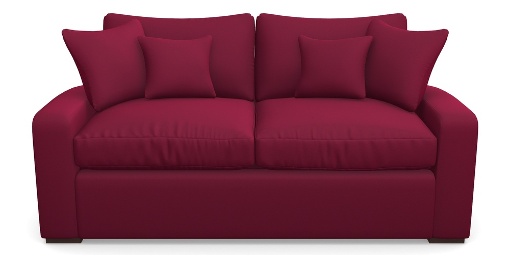 Product photograph of Stockbridge Sofa Bed 3 Seater Sofa Bed In Clever Glossy Velvet - Chianti from Sofas and Stuff Limited