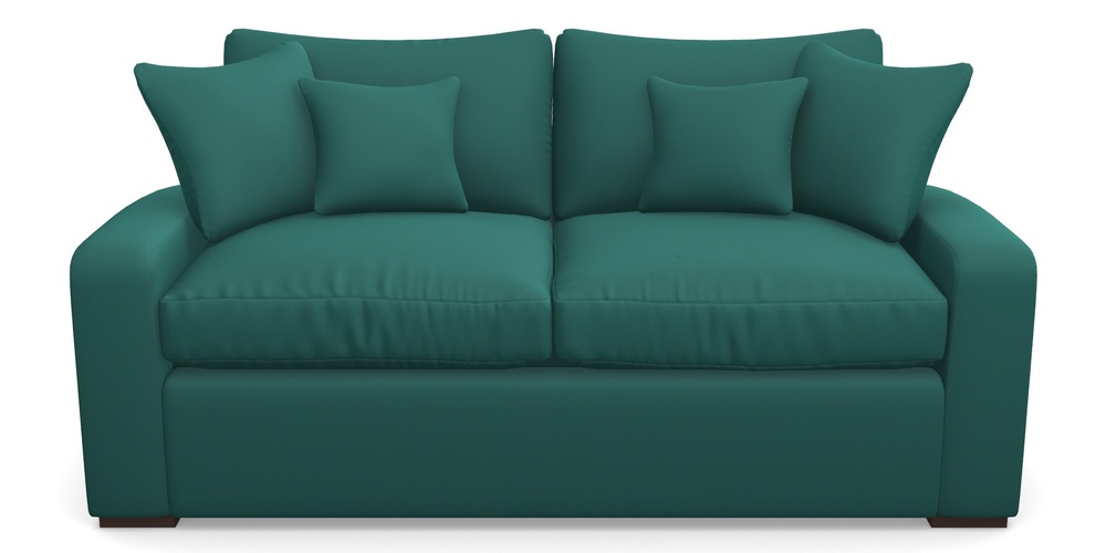 Product photograph of Stockbridge Sofa Bed 3 Seater Sofa Bed In Clever Glossy Velvet - Kingfisher from Sofas and Stuff Limited