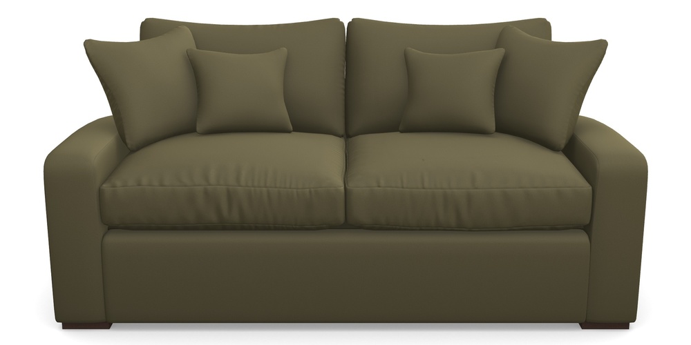 Product photograph of Stockbridge Sofa Bed 3 Seater Sofa Bed In Clever Glossy Velvet - Sherwood from Sofas and Stuff Limited