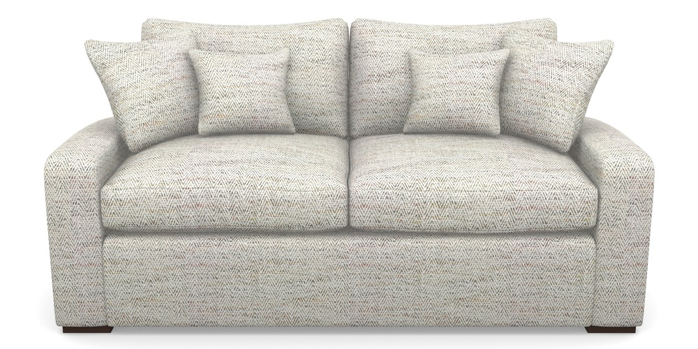 Product photograph of Stockbridge Sofa Bed 3 Seater Sofa Bed In Chunky Herringbone - Chunky Herringbone Natural from Sofas and Stuff Limited