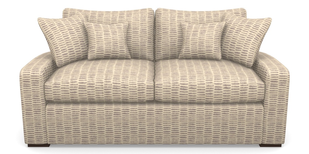 Product photograph of Stockbridge Sofa Bed 3 Seater Sofa Bed In Cloth 18 - Daub - Berry from Sofas and Stuff Limited