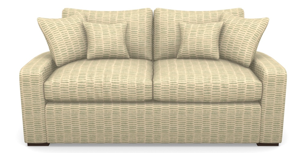 Product photograph of Stockbridge Sofa Bed 3 Seater Sofa Bed In Cloth 18 - Daub - Fennel from Sofas and Stuff Limited