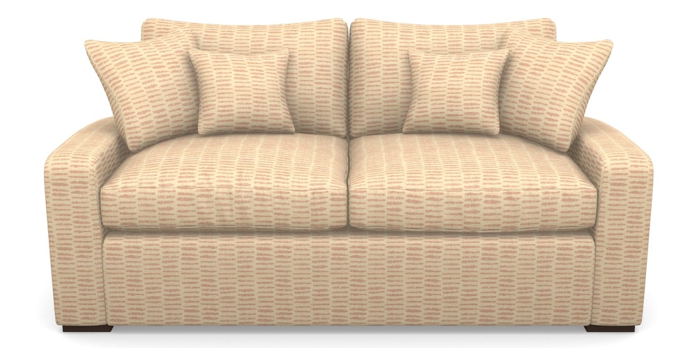 Product photograph of Stockbridge Sofa Bed 3 Seater Sofa Bed In Cloth 18 - Daub - Flamingo from Sofas and Stuff Limited