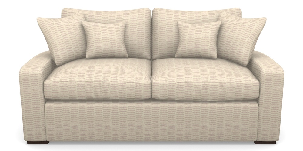 Product photograph of Stockbridge Sofa Bed 3 Seater Sofa Bed In Cloth 18 - Daub - Rose from Sofas and Stuff Limited