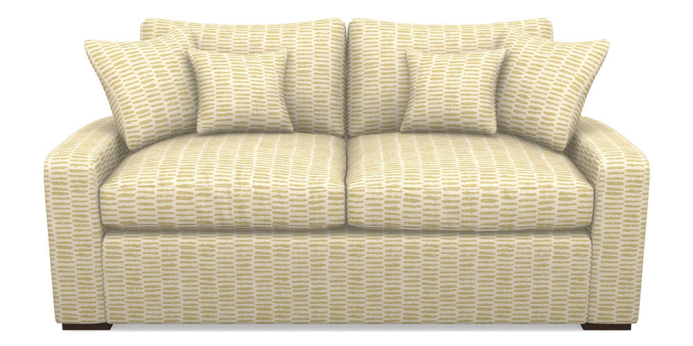 Product photograph of Stockbridge Sofa Bed 3 Seater Sofa Bed In Cloth 18 - Daub - Summer from Sofas and Stuff Limited