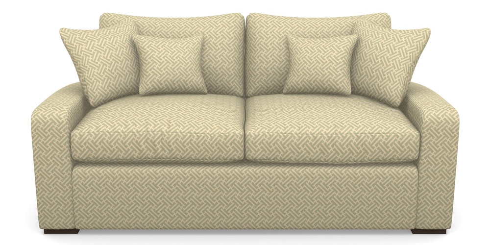 Product photograph of Stockbridge Sofa Bed 3 Seater Sofa Bed In Cloth 18 - Key - Fennel from Sofas and Stuff Limited