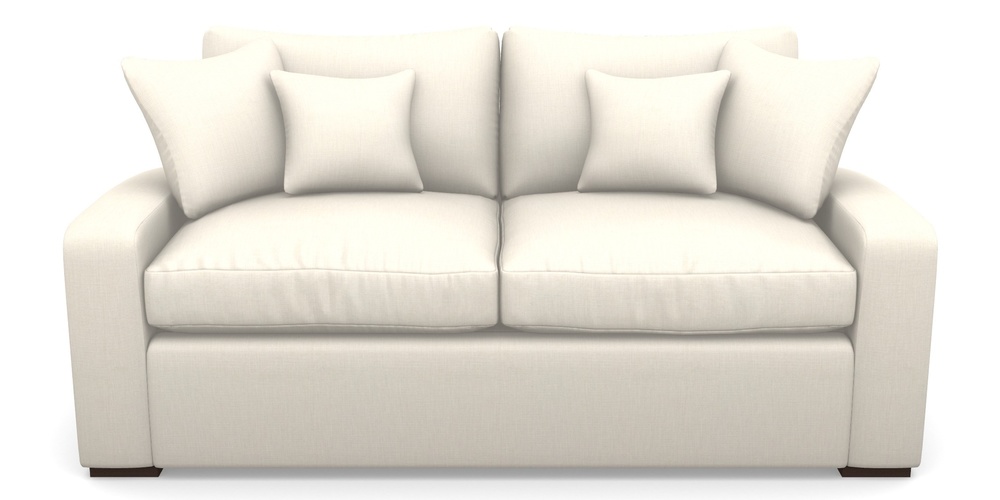 Product photograph of Stockbridge Sofa Bed 3 Seater Sofa Bed In Clever Cotton Mix - Hessian from Sofas and Stuff Limited