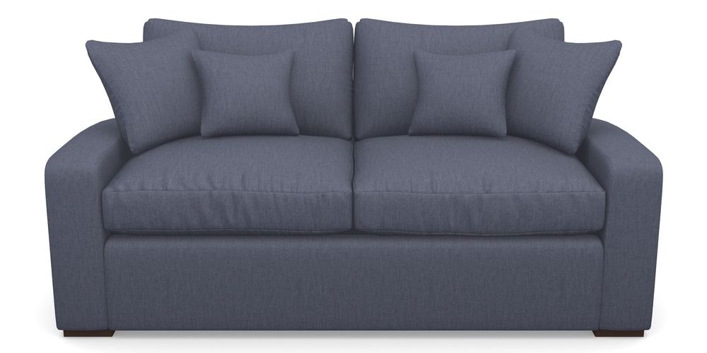 Product photograph of Stockbridge Sofa Bed 3 Seater Sofa Bed In Clever Cotton Mix - Oxford Blue from Sofas and Stuff Limited