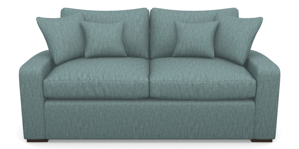 Product photograph of Stockbridge Sofa Bed 3 Seater Sofa Bed In Clever Cotton Mix - Teal from Sofas and Stuff Limited