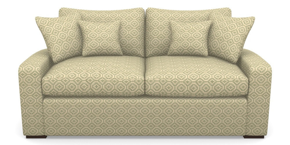 Product photograph of Stockbridge Sofa Bed 3 Seater Sofa Bed In Cloth 18 - Tile - Fennel from Sofas and Stuff Limited