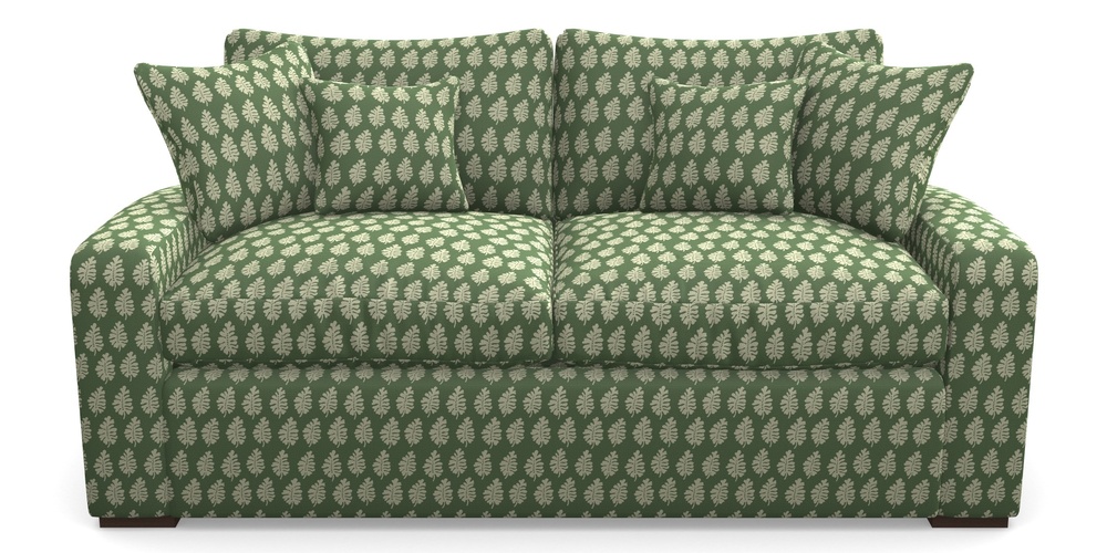 Product photograph of Stockbridge Sofa Bed 3 Seater Sofa Bed In Cloth 21 - Oak Leaf - Forest from Sofas and Stuff Limited