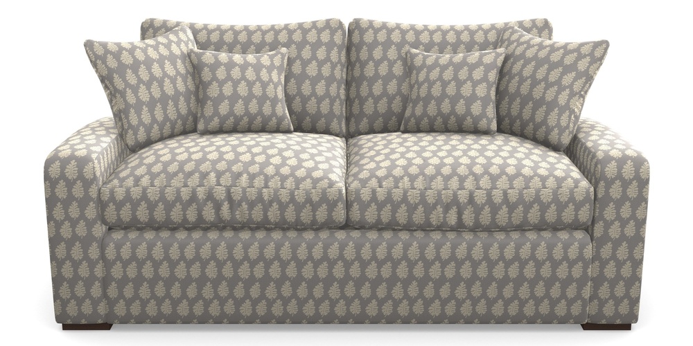 Product photograph of Stockbridge Sofa Bed 3 Seater Sofa Bed In Cloth 21 - Oak Leaf - Magnesium from Sofas and Stuff Limited