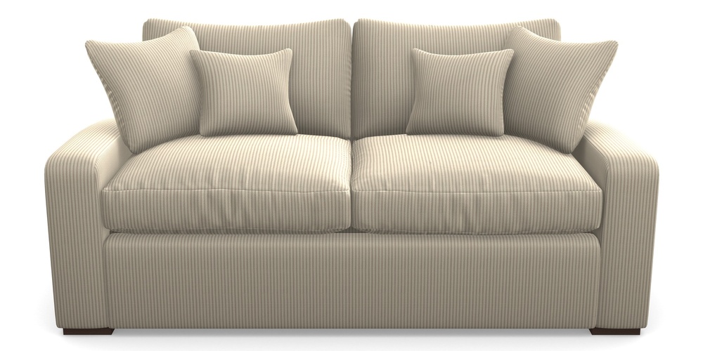 Product photograph of Stockbridge Sofa Bed 3 Seater Sofa Bed In Cloth 21 - Simple Stripe - Beech from Sofas and Stuff Limited