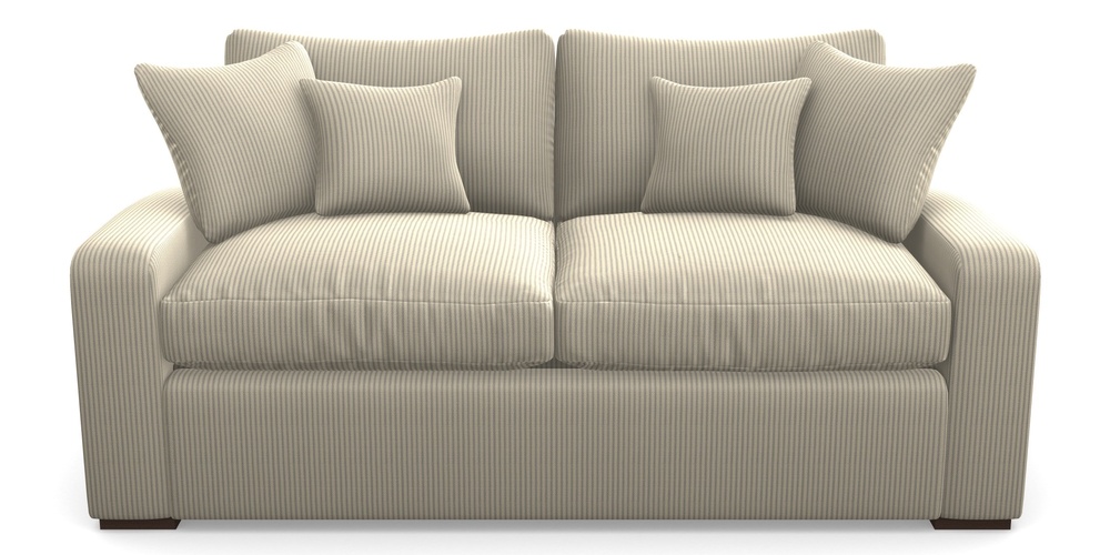 Product photograph of Stockbridge Sofa Bed 3 Seater Sofa Bed In Cloth 21 - Simple Stripe - Magnesium from Sofas and Stuff Limited