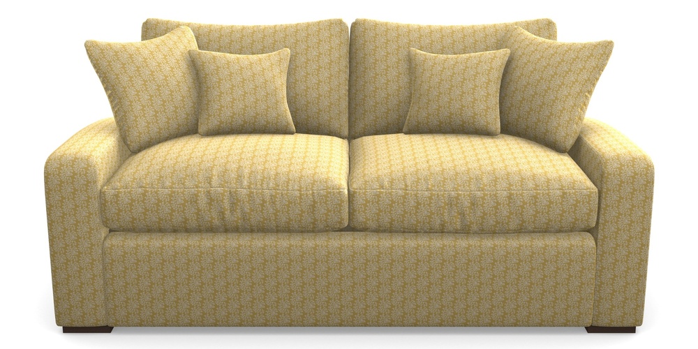 Product photograph of Stockbridge Sofa Bed 3 Seater Sofa Bed In Cloth 21 - Spring Twig - Canary from Sofas and Stuff Limited