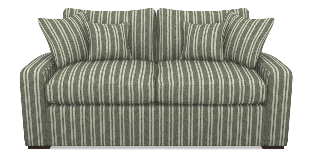 Product photograph of Stockbridge Sofa Bed 3 Seater Sofa Bed In Cloth 22 - Barcode - Courgette from Sofas and Stuff Limited