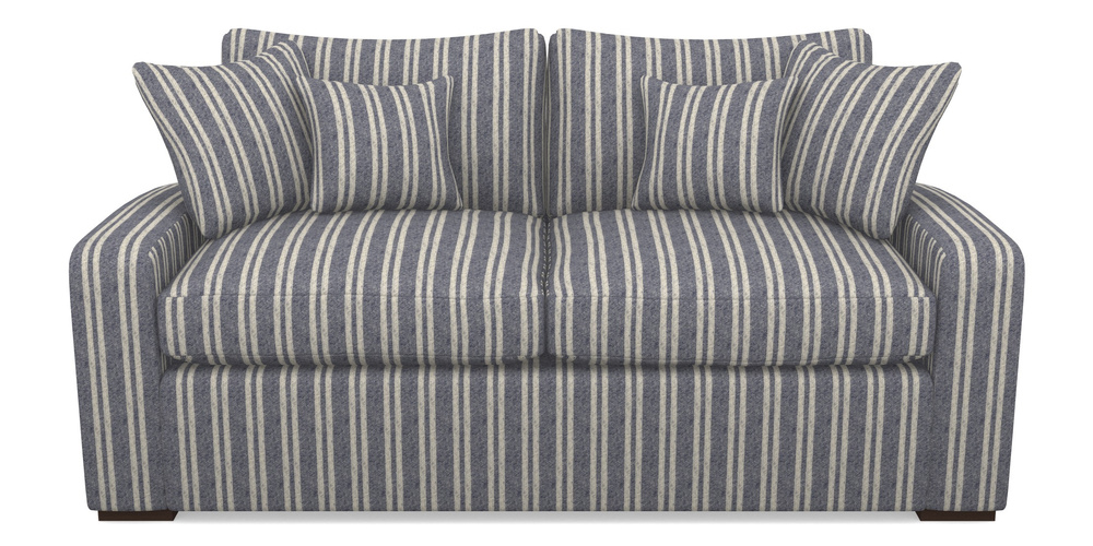 Product photograph of Stockbridge Sofa Bed 3 Seater Sofa Bed In Cloth 22 - Barcode - Deep Water from Sofas and Stuff Limited