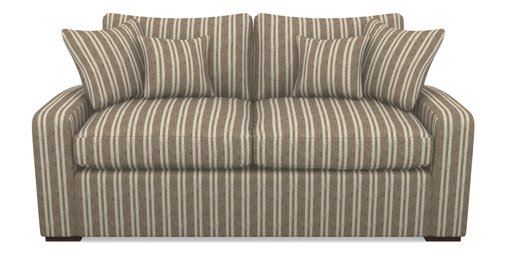 Product photograph of Stockbridge Sofa Bed 3 Seater Sofa Bed In Cloth 22 - Barcode - Peat from Sofas and Stuff Limited