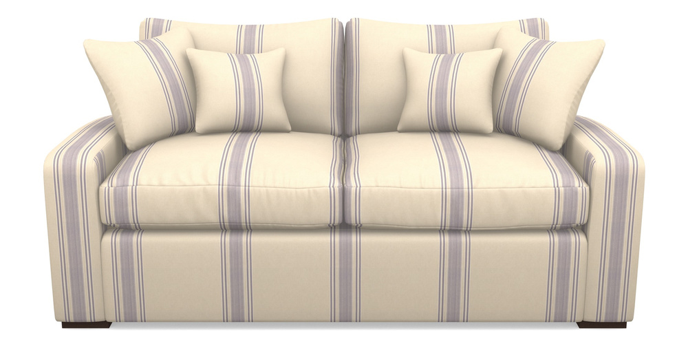 Product photograph of Stockbridge Sofa Bed 3 Seater Sofa Bed In Cloth 22 - Racing Stripes Cheltenham - Blueberry from Sofas and Stuff Limited