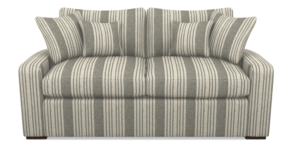 Product photograph of Stockbridge Sofa Bed 3 Seater Sofa Bed In Cloth 22 - Bayadere - Seal from Sofas and Stuff Limited